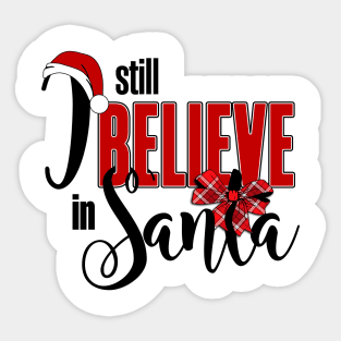 Believe in Santa Sticker